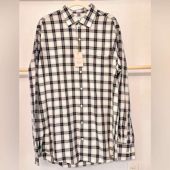 NWT Peter Millar Summer Comfort Long Sleeve Button Down UPF 50+ Protection Sz L - Picture 2 of 10